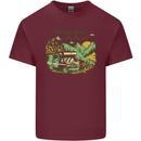 RVing Thru the Land RV Motorhome Camping Mens Cotton T-Shirt Tee Top Maroon