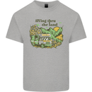 RVing Thru the Land RV Motorhome Camping Mens Cotton T-Shirt Tee Top Sports Grey
