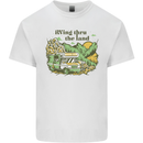 RVing Thru the Land RV Motorhome Camping Mens Cotton T-Shirt Tee Top White