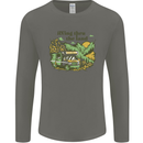 RVing Thru the Land RV Motorhome Camping Mens Long Sleeve T-Shirt Charcoal