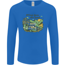 RVing Thru the Land RV Motorhome Camping Mens Long Sleeve T-Shirt Royal Blue