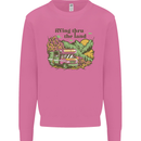 RVing Thru the Land RV Motorhome Camping Mens Sweatshirt Jumper Azalea