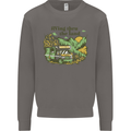 RVing Thru the Land RV Motorhome Camping Mens Sweatshirt Jumper Charcoal