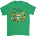 RVing Thru the Land RV Motorhome Camping Mens T-Shirt 100% Cotton Irish Green
