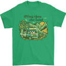 RVing Thru the Land RV Motorhome Camping Mens T-Shirt 100% Cotton Irish Green