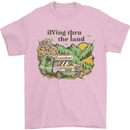 RVing Thru the Land RV Motorhome Camping Mens T-Shirt 100% Cotton Light Pink