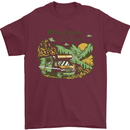 RVing Thru the Land RV Motorhome Camping Mens T-Shirt 100% Cotton Maroon