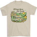 RVing Thru the Land RV Motorhome Camping Mens T-Shirt 100% Cotton Sand