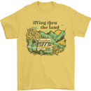 RVing Thru the Land RV Motorhome Camping Mens T-Shirt 100% Cotton Yellow