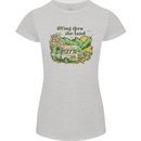 RVing Thru the Land RV Motorhome Camping Womens Petite Cut T-Shirt Sports Grey