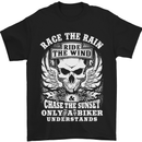 a black t - shirt with a skull on it