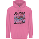Rafting Get Soaked in Adrenaline White Water Childrens Kids Hoodie Azalea