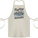 Rafting Get Soaked in Adrenaline White Water Cotton Apron 100% Organic Natural