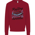 Rafting Get Soaked in Adrenaline White Water Kids Sweatshirt Jumper Red