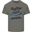 Rafting Get Soaked in Adrenaline White Water Kids T-Shirt Childrens Charcoal