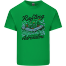 Rafting Get Soaked in Adrenaline White Water Kids T-Shirt Childrens Irish Green