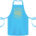 Railway Train Trainspotter Trianspotting Cotton Apron 100% Organic Turquoise