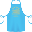 Railway Train Trainspotter Trianspotting Cotton Apron 100% Organic Turquoise