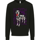 Random Dalmatian Design Dog Mens Sweatshirt Jumper Black