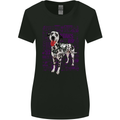 Random Dalmatian Design Dog Womens Wider Cut T-Shirt Black