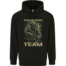 Rapid Response Team Special Forces Military Childrens Kids Hoodie Black