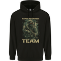 Rapid Response Team Special Forces Military Mens 80% Cotton Hoodie Black