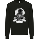 Raptor Jesus Funny Dinosaur T-Rex Atheist Mens Sweatshirt Jumper Black