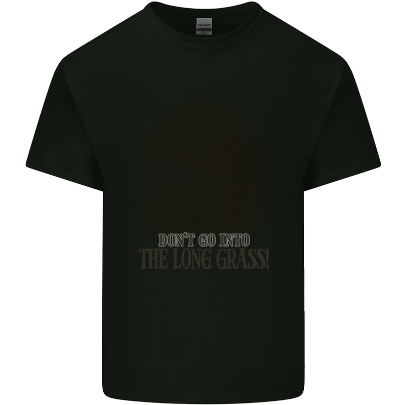 Rapture Don't Go Into the Long Grass Dinosaurs Kids T-Shirt Childrens Black