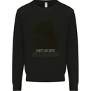 Rapture Don't Go Into the Long Grass Dinosaurs Mens Sweatshirt Jumper Black