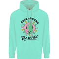 Rave Around the World Dance Music Acid Raver Childrens Kids Hoodie Peppermint