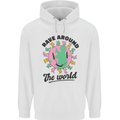 Rave Around the World Dance Music Acid Raver Childrens Kids Hoodie White