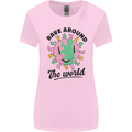 Rave Around the World Dance Music Acid Raver Womens Wider Cut T-Shirt Light Pink