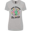 Rave Around the World Dance Music Acid Raver Womens Wider Cut T-Shirt Sports Grey