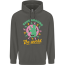 Rave Around the World Dance Music Raver Acid Childrens Kids Hoodie Storm Grey