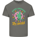 Rave Around the World Dance Music Raver Acid Mens Cotton T-Shirt Tee Top Charcoal