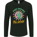 Rave Around the World Dance Music Raver Acid Mens Long Sleeve T-Shirt Black