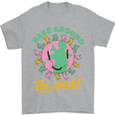 Rave Around the World Dance Music Raver Acid Mens T-Shirt 100% Cotton Sports Grey