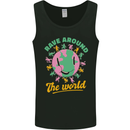 Rave Around the World Dance Music Raver Acid Mens Vest Tank Top Black