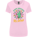 Rave Around the World Dance Music Raver Acid Womens Wider Cut T-Shirt Light Pink