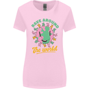 Rave Around the World Dance Music Raver Acid Womens Wider Cut T-Shirt Light Pink