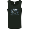 Raven & Ocean Full Moon Crow Viking Mens Vest Tank Top Black