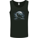 Raven & Ocean Full Moon Crow Viking Mens Vest Tank Top Black
