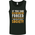 Re-enter Society Funny Gaming Gamer Mens Vest Tank Top Black