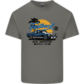 Real American Muscle Car Fastback Mens Cotton T-Shirt Tee Top Charcoal
