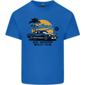 Real American Muscle Car Fastback Mens Cotton T-Shirt Tee Top Royal Blue