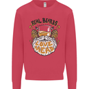 Real Beards Love Mead Funny Beer Alcohol Kids Sweatshirt Jumper Heliconia