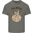 Real Beards Love Mead Funny Beer Alcohol Kids T-Shirt Childrens Charcoal