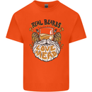 Real Beards Love Mead Funny Beer Alcohol Kids T-Shirt Childrens Orange