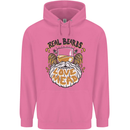 Real Beards Love Mead Funny Beer Alcohol Mens 80% Cotton Hoodie Azelea