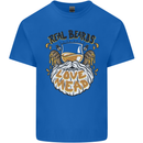 Real Beards Love Mead Funny Beer Alcohol Mens Cotton T-Shirt Tee Top Royal Blue